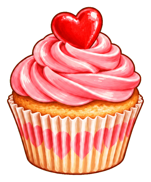 Preview for Heart Topper Cupcake