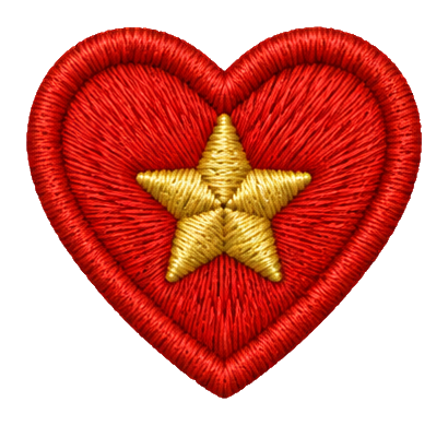 Preview for Embroidered Lucky Charms Heart