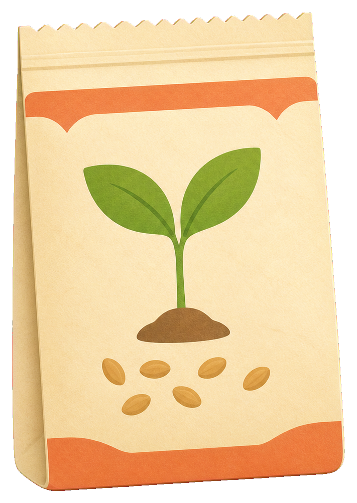 Preview for Seed Packet Garden Sticker
