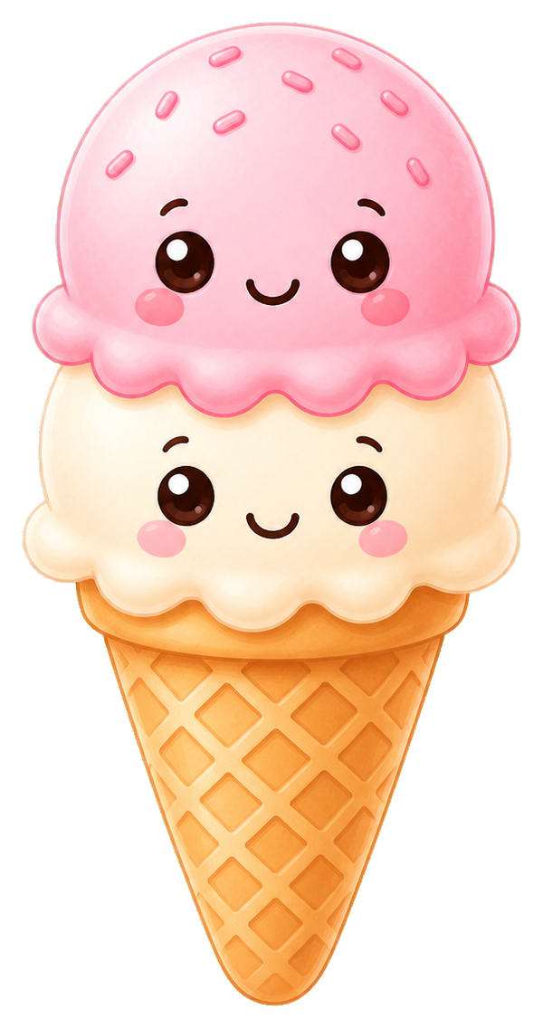 Preview for Kawaii Ice Cream Sticker
