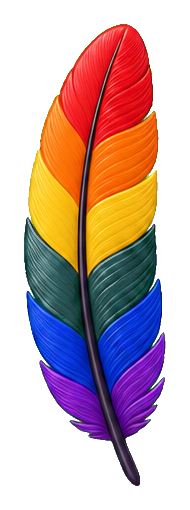 Preview for Rainbow Feather Sticker