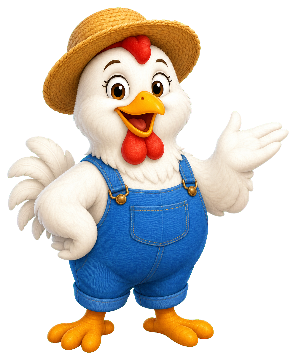 Preview for Farmer Chicken Sticker
