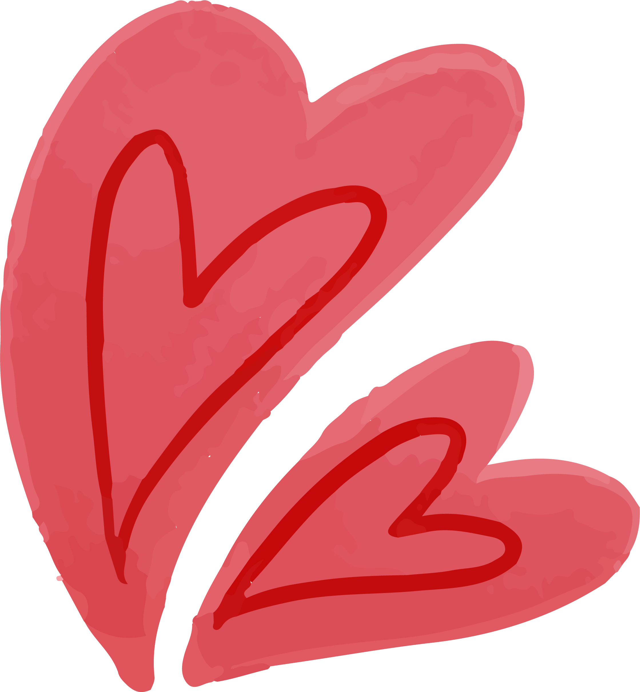 Preview for Valentines-heart-illustration-watercolor-love-sticker-47b5e