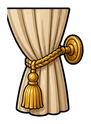 Preview for Curtain Tieback Sticker