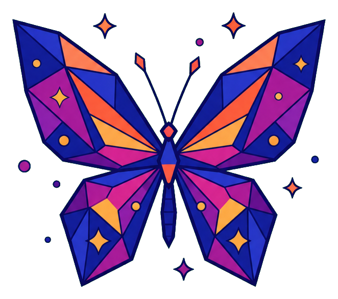 Preview for Astral Butterfly Zodiac Sticker