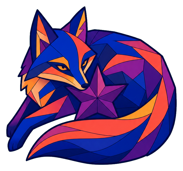 Preview for Aurora Fox Zodiac Sticker