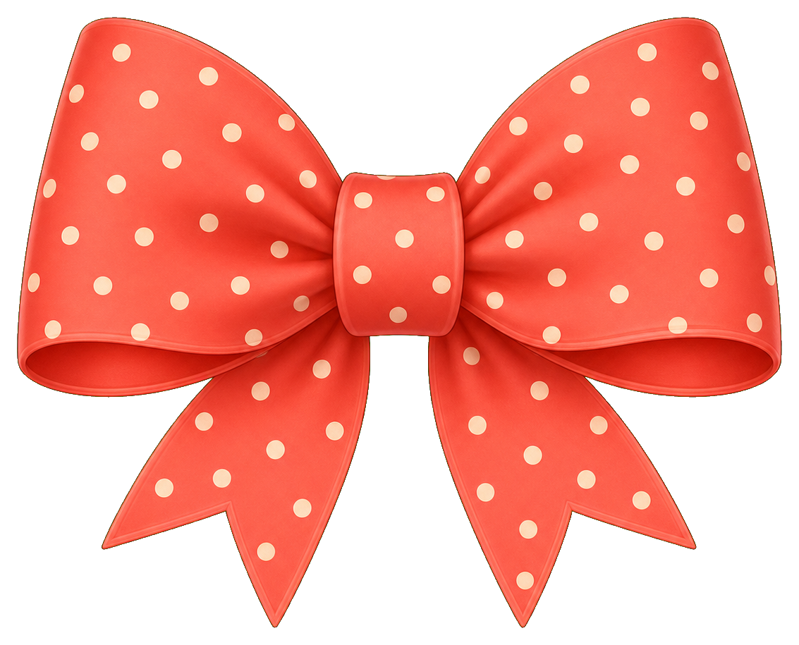 Preview for Polka Dot Bow Sticker