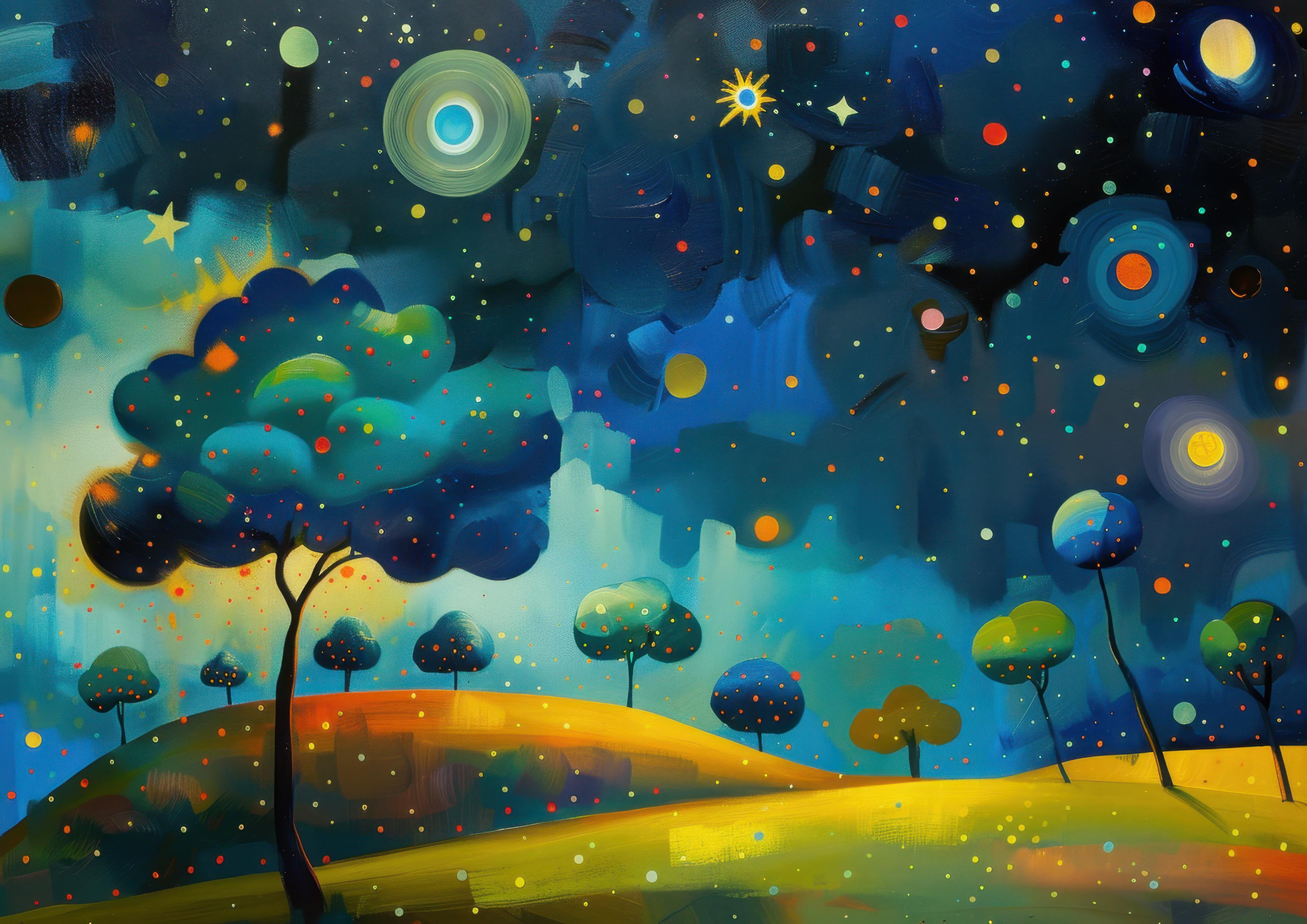 Preview for Surreal-night-landscape-art-astrophotography-photo-background-54c07
