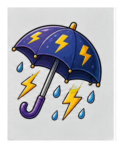 Preview for Lightning Umbrella Sticker