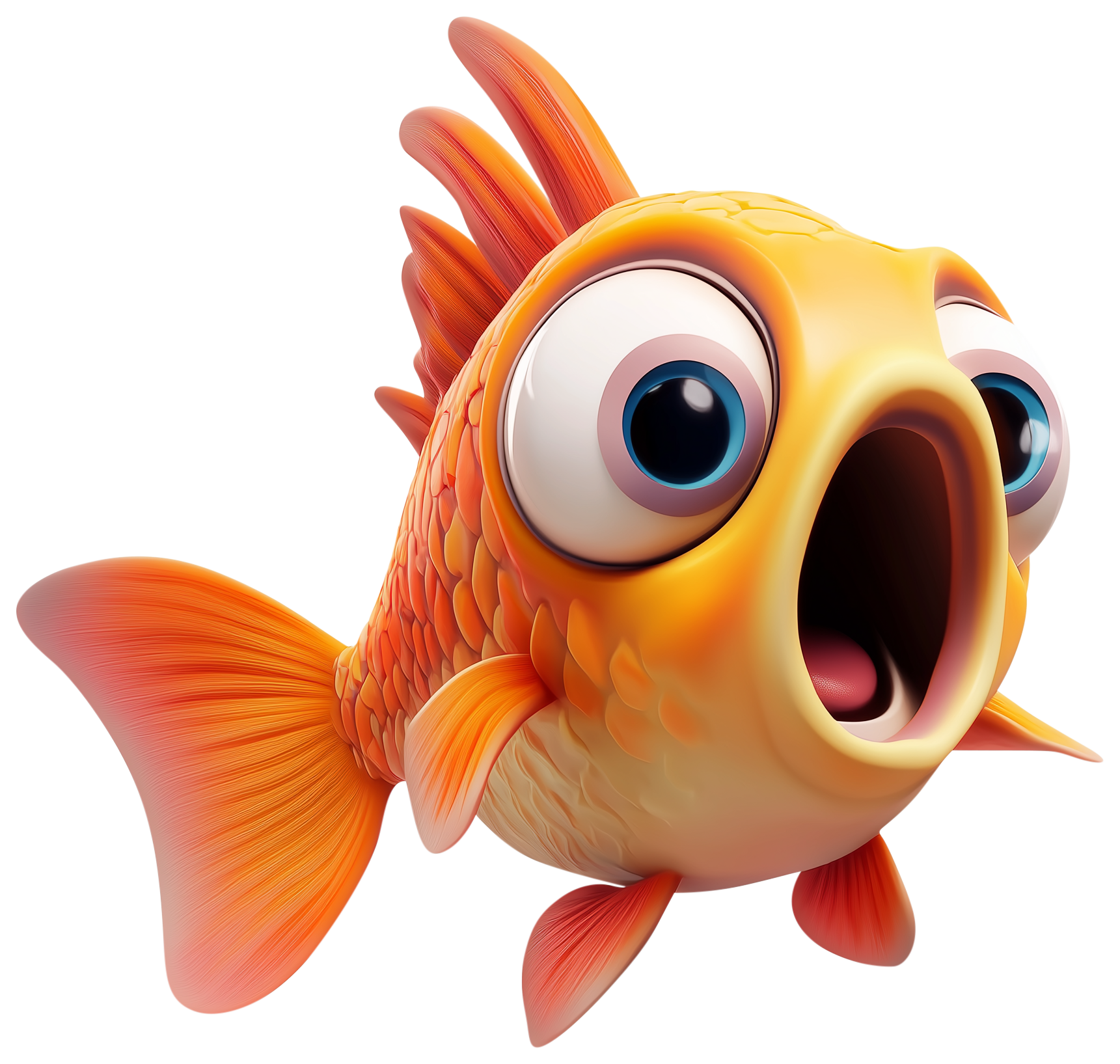 Preview for Gold Fish Emoji Sticker Graphic