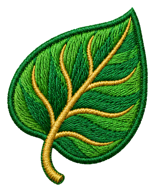 Preview for Embroidered Lucky Charms Leaf