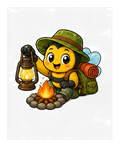 Preview for Camper Bee Sticker Graphic