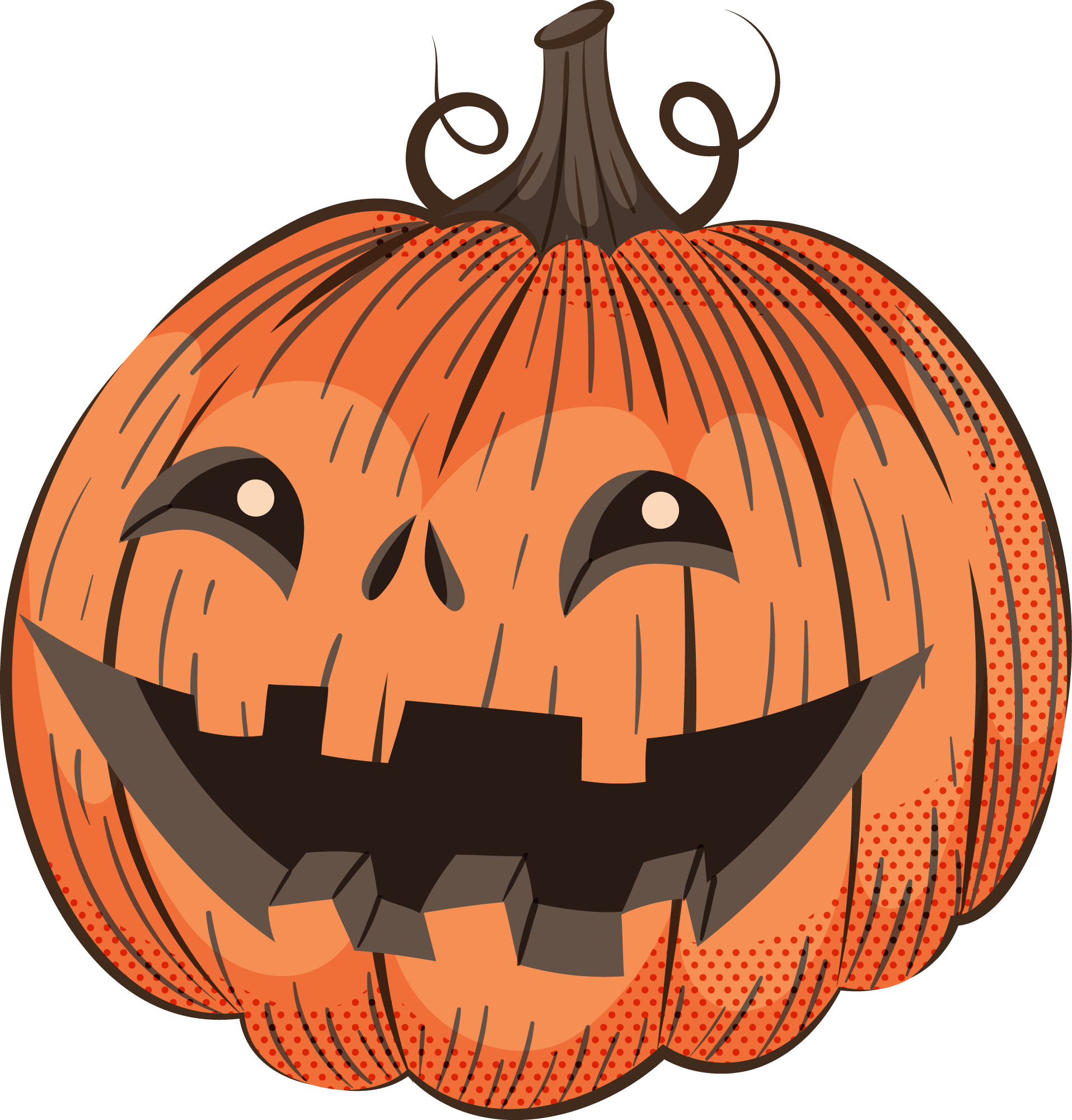 Preview for Smiling-jack-o-lantern-illustration-pumpkins-sticker-5712f