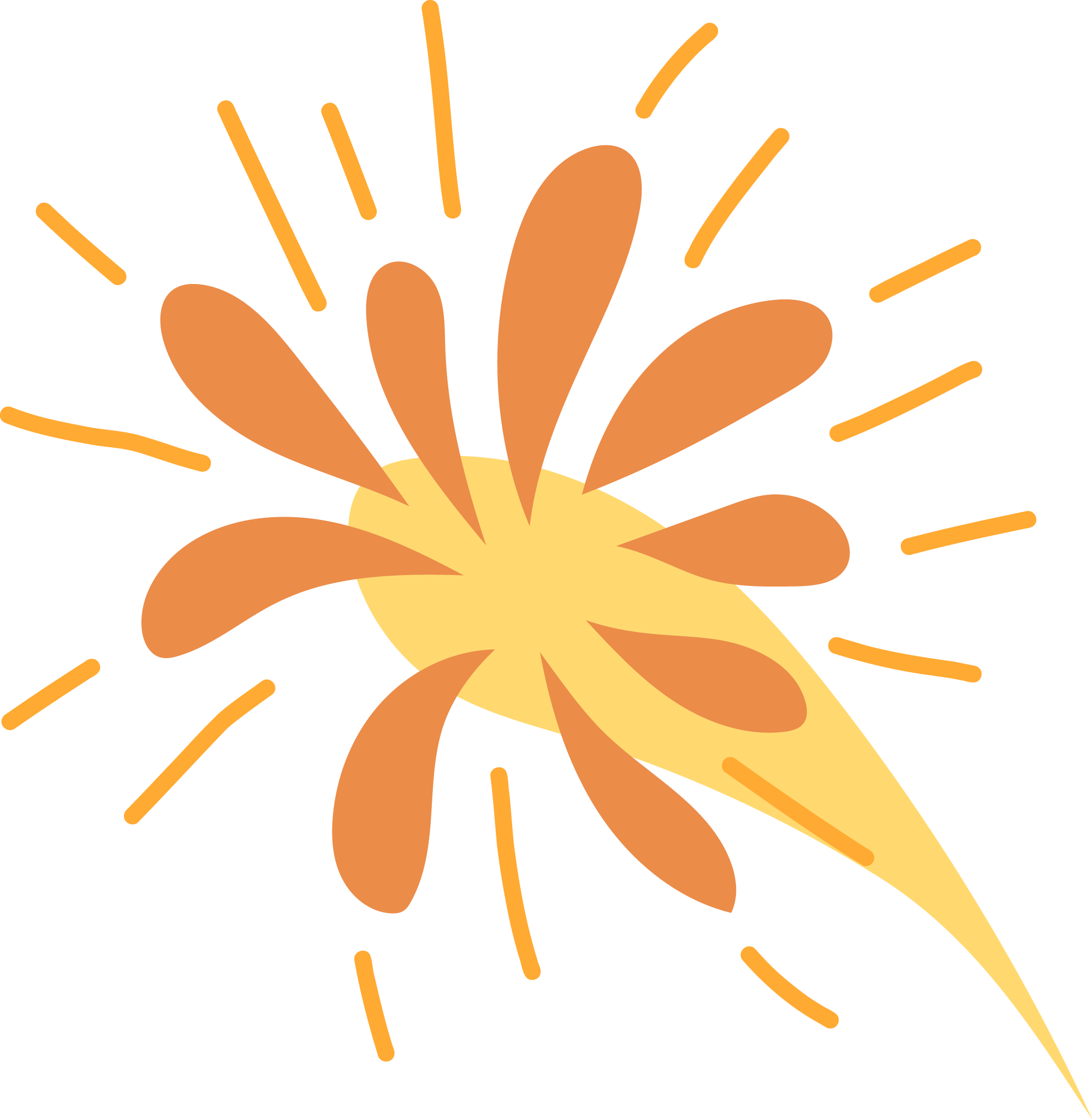 Preview for Stylized-flower-illustration-new-year-sticker-ec68c