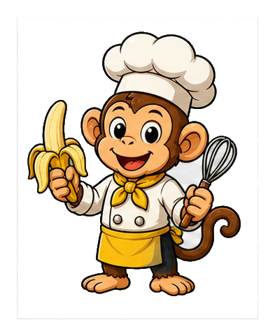 Preview for Banana Chef Monkey Sticker