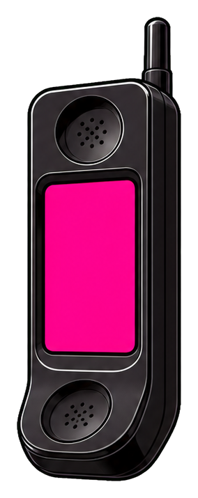 Preview for Black Phone Sticker Graphic