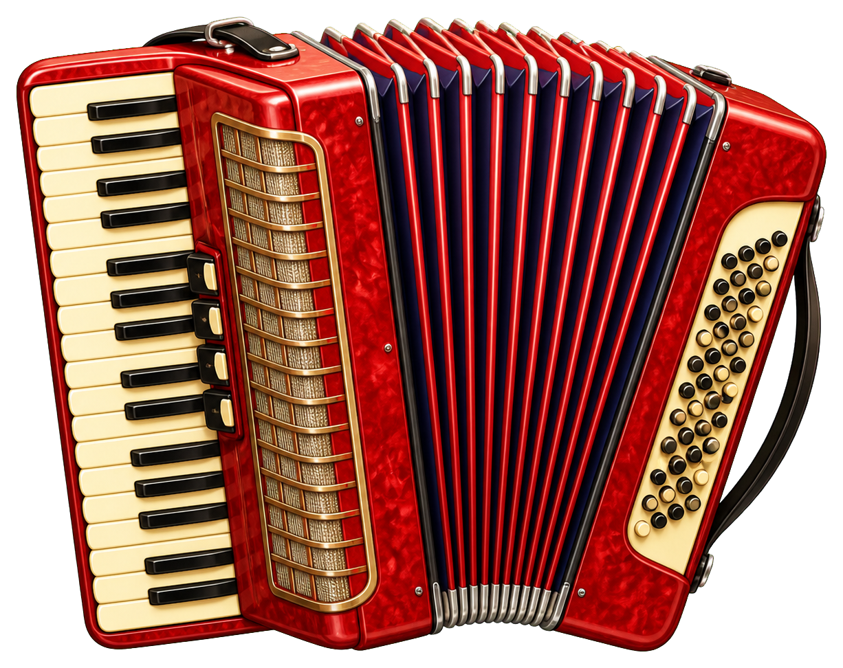Preview for Accordion Sticker For Music Designs