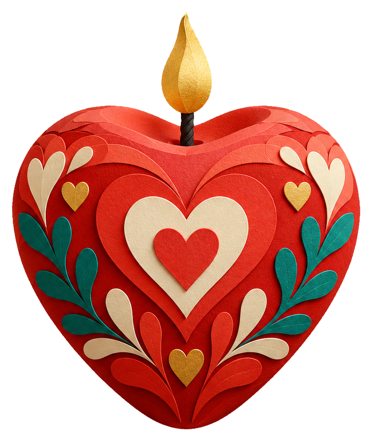 Preview for Valentine Keepsake Heart Candle