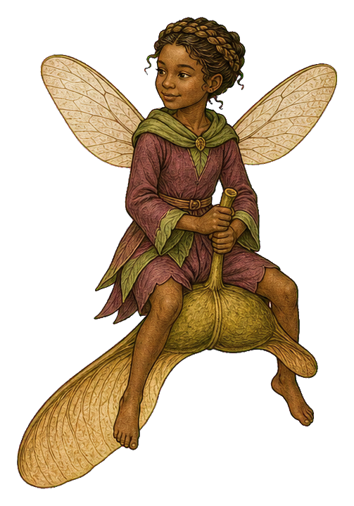 Preview for Sycamore Seed Glider Fairy Sticker