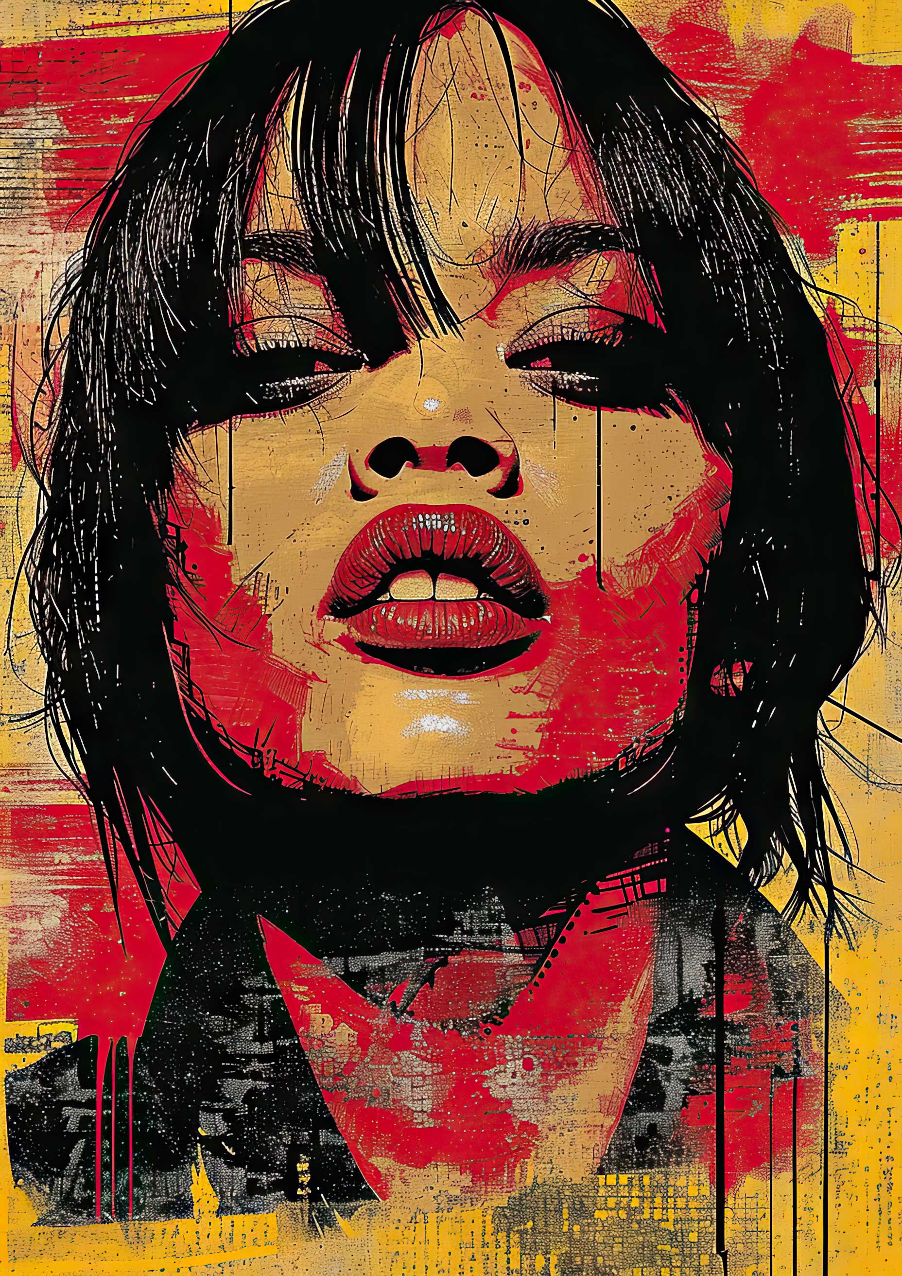 Preview for Vibrant-portrait-art-celebrities-background-1f4e1