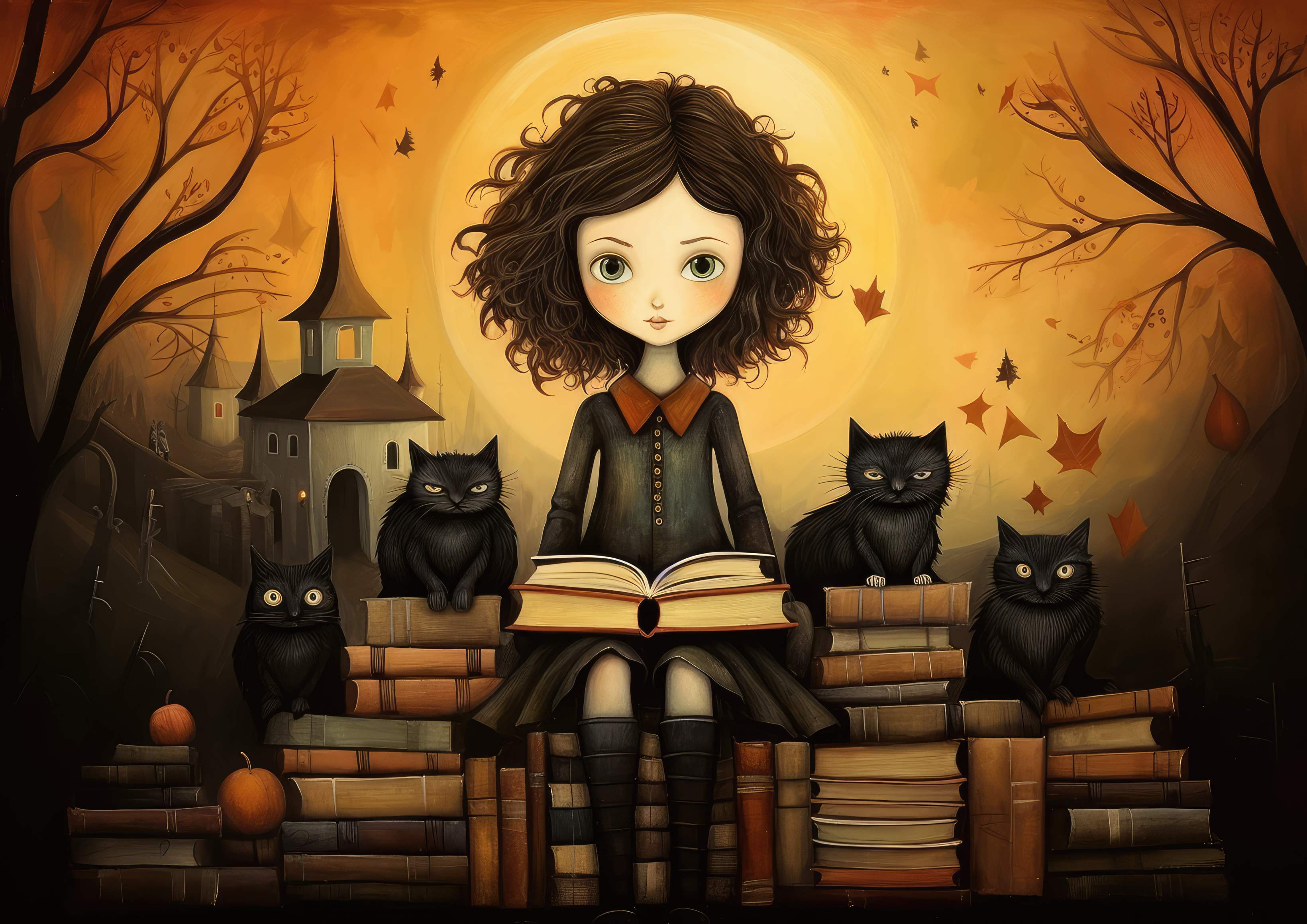 Preview for Halloween-reading-magic-art-background-bcc6b