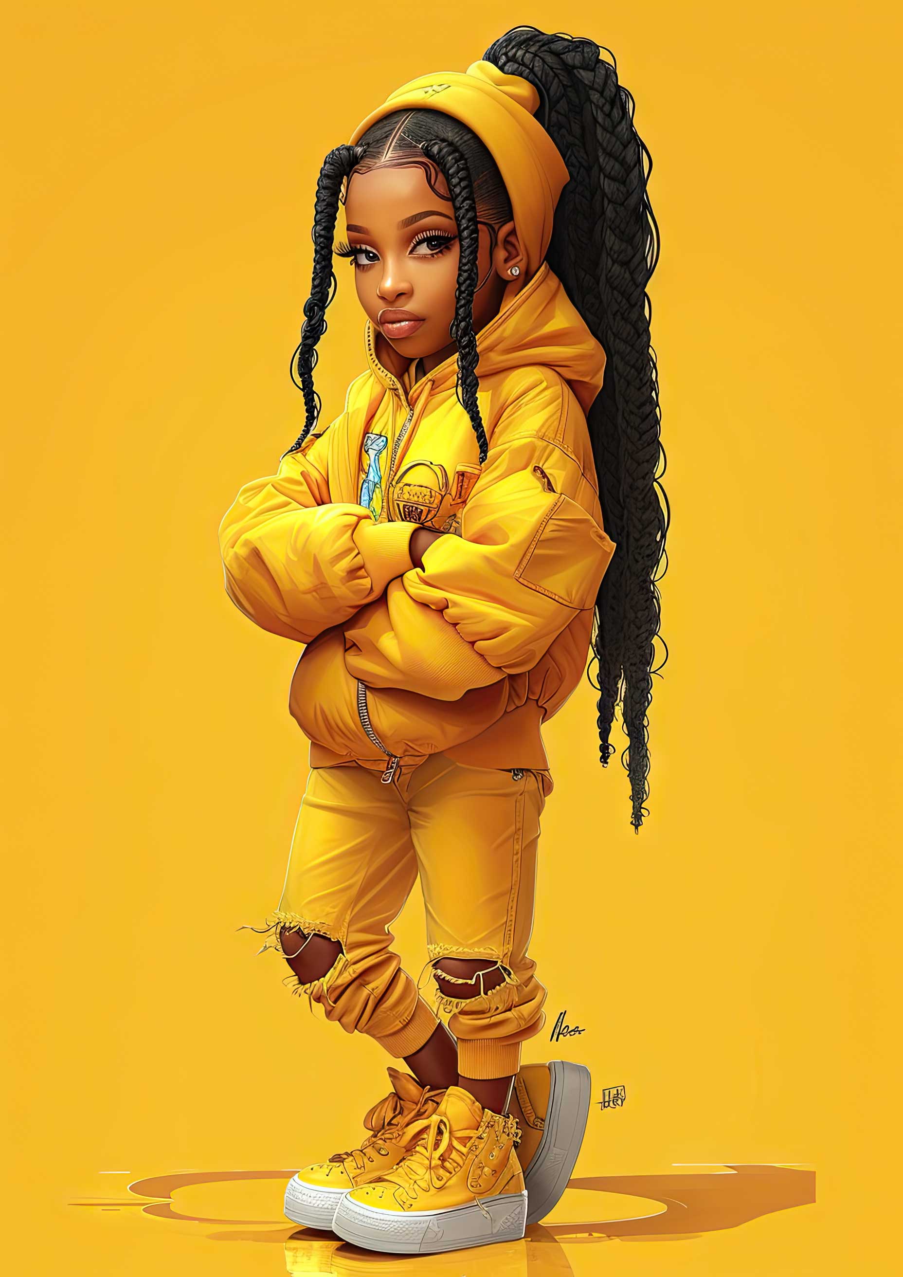 Preview for Young-girl-yellow-outfit-celebrities-background-e8e87