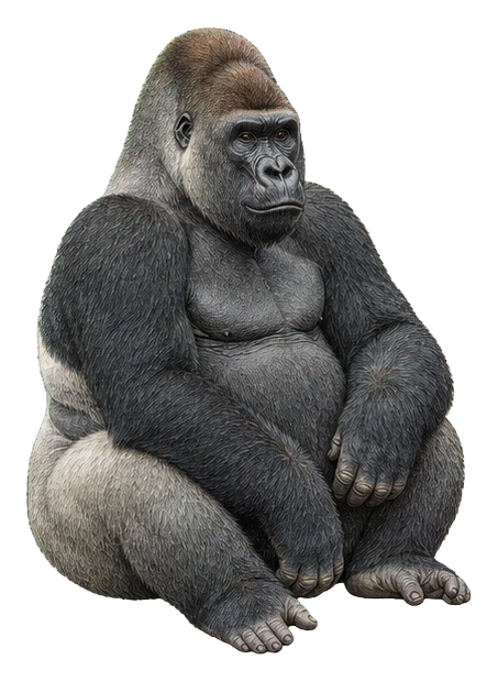 Preview for Western Gorilla Vintage Sticker