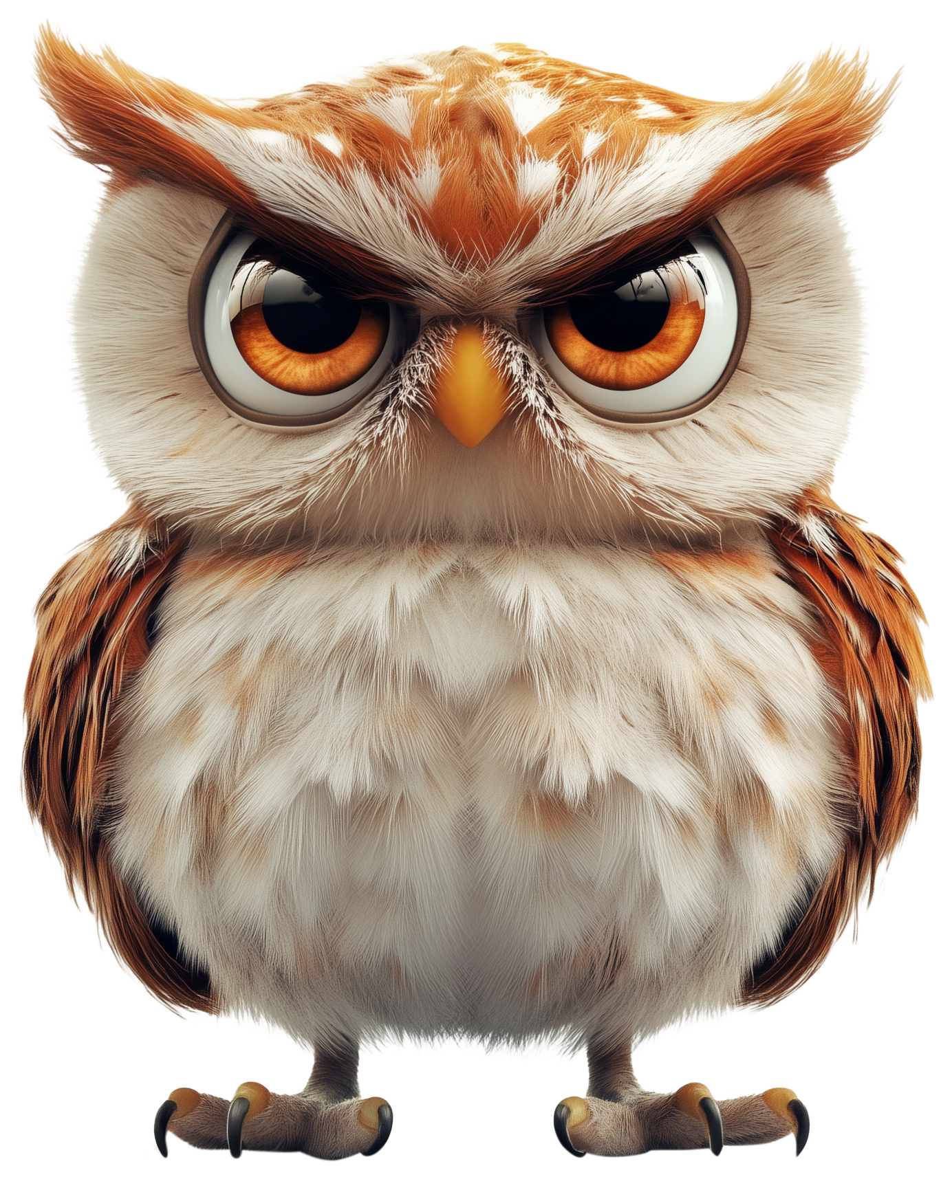 Preview for Cute Owl Emoji Sticker Graphic
