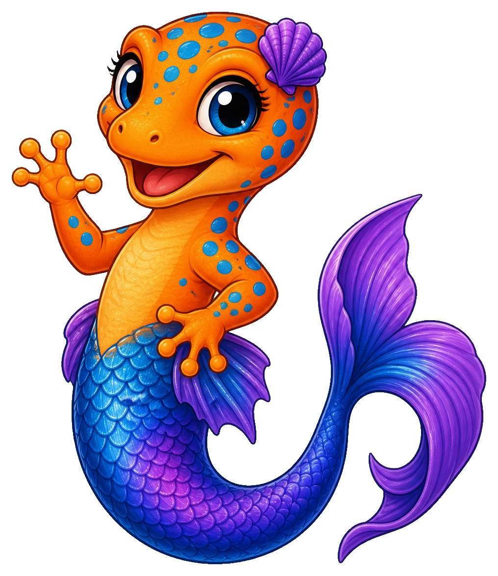 Preview for Mermaid Lizard Sticker