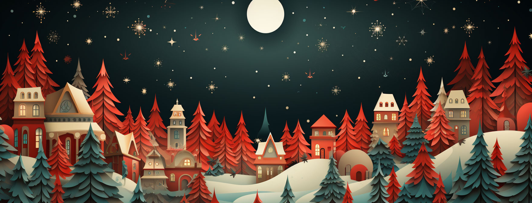 Preview for Winter-wonderland-scene-christmas-cover-background-ff552