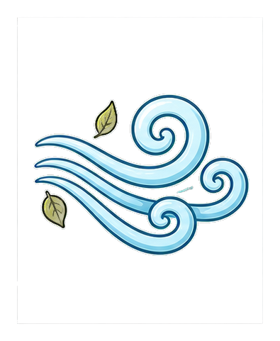 Preview for Windy Swirl Sticker