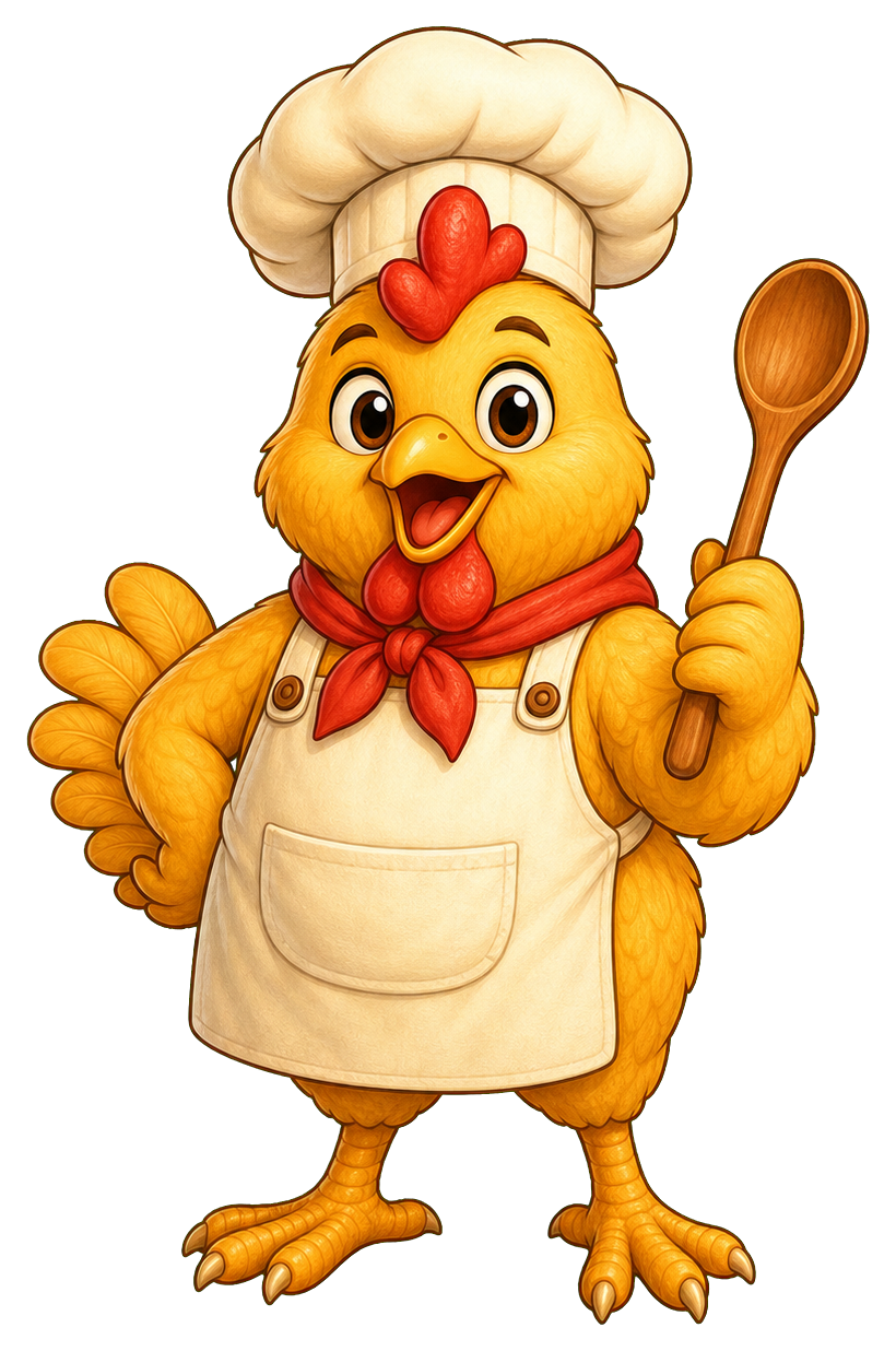 Preview for Chef Chicken Sticker Graphic For Fun Designs