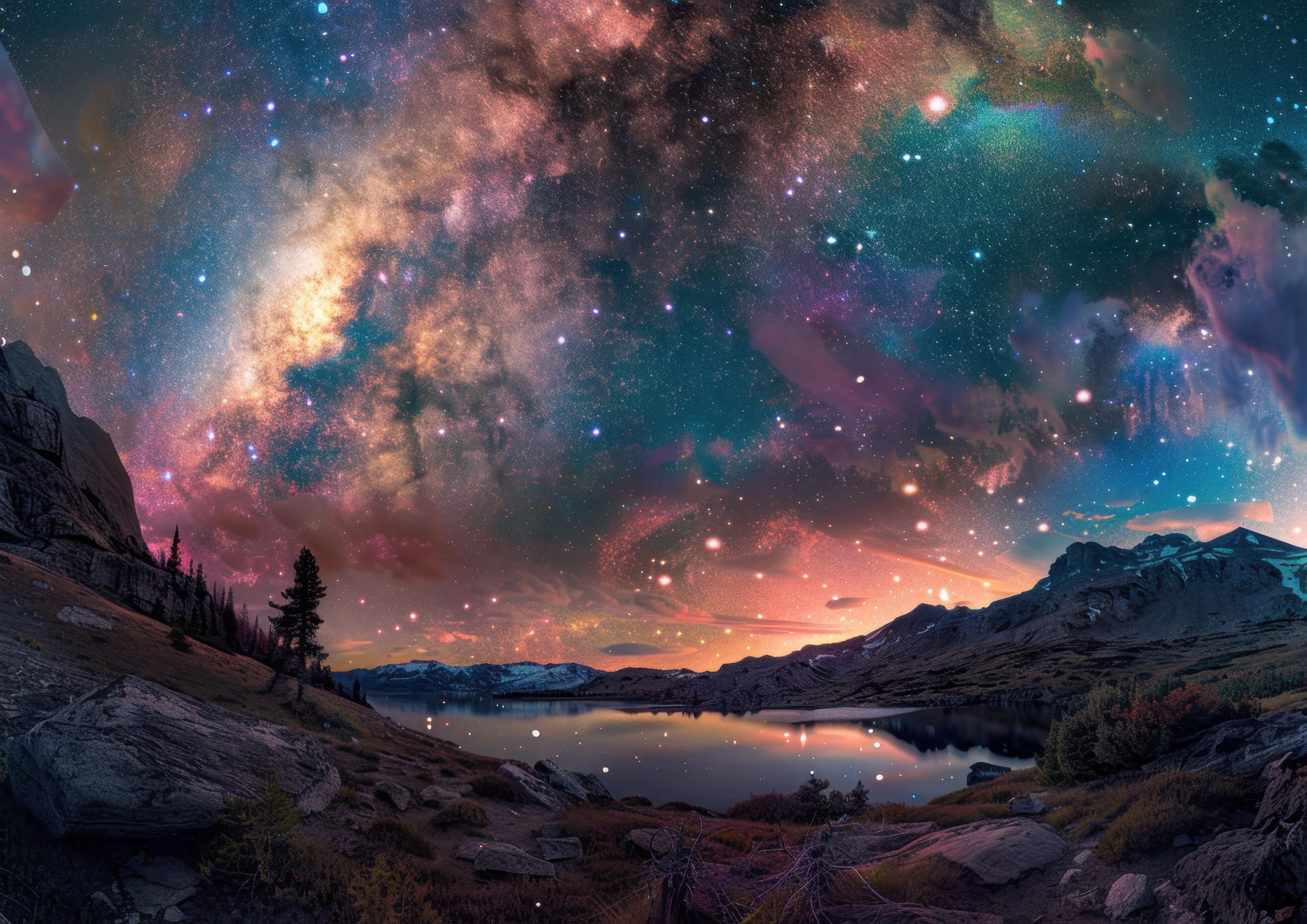 Preview for Galaxy-night-sky-landscape-astrophotography-photo-background-c65e5