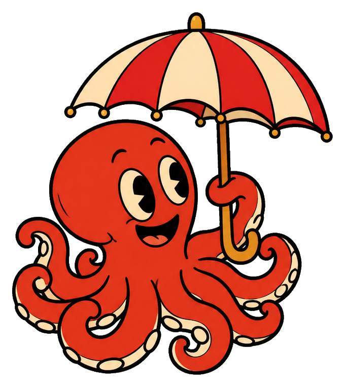 Preview for Octopus With Umbrella