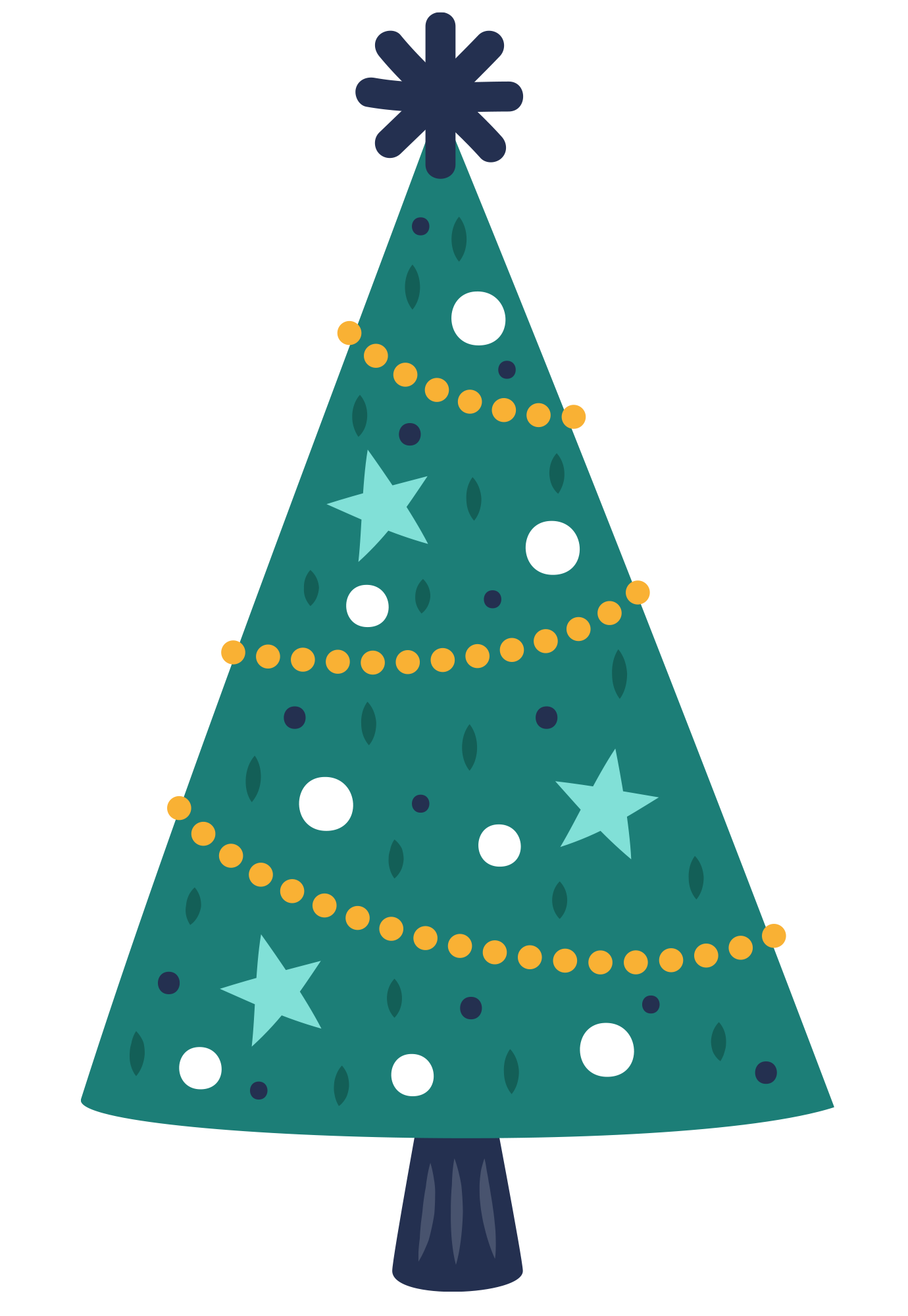 Preview for Christmas-tree-illustration-sticker-09701