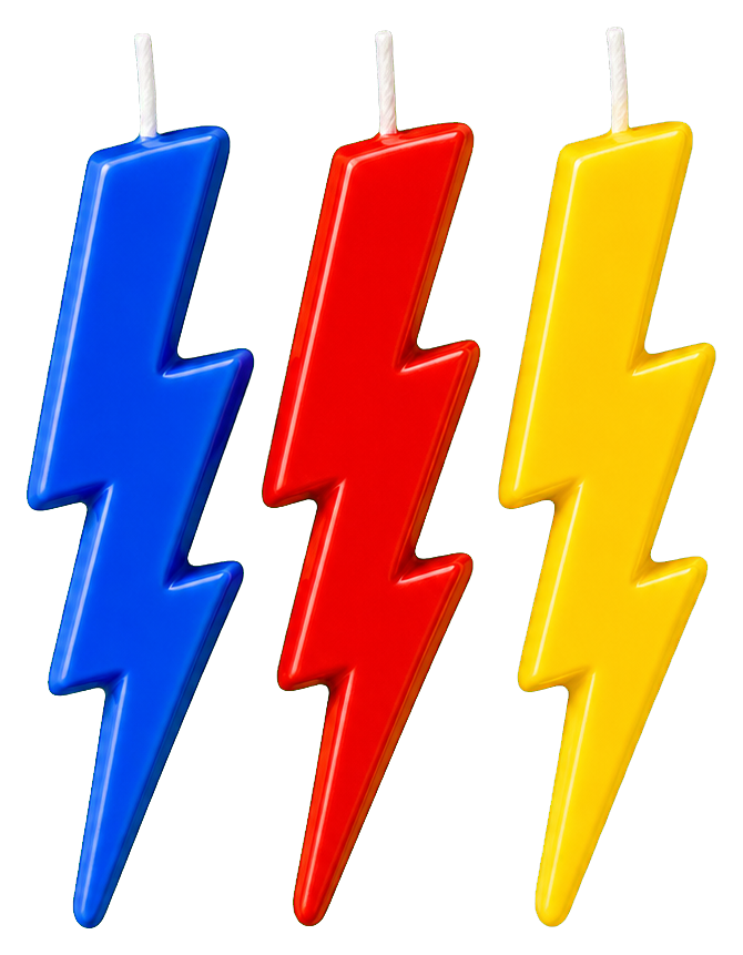 Preview for Lightning Candle Sticker