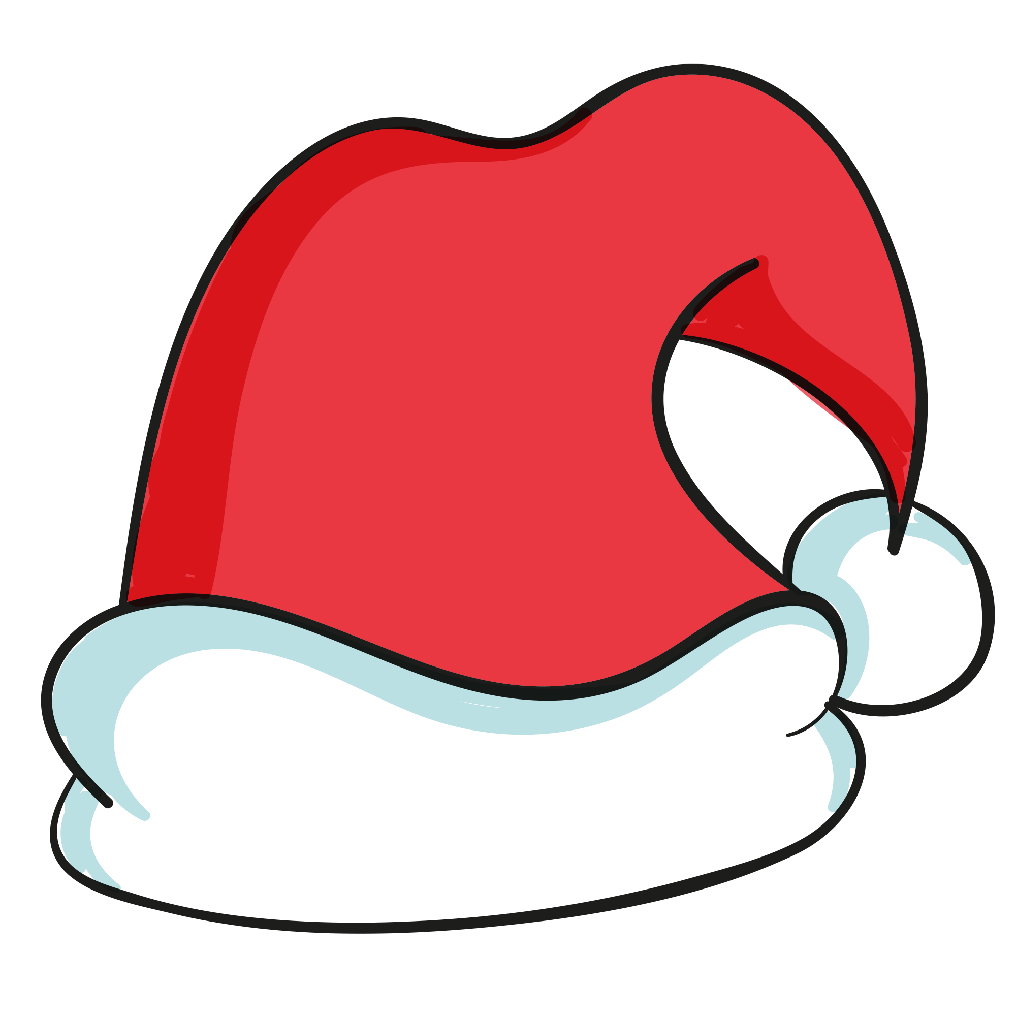 Preview for Santa-hat-illustration-christmas-sticker-b3bdd