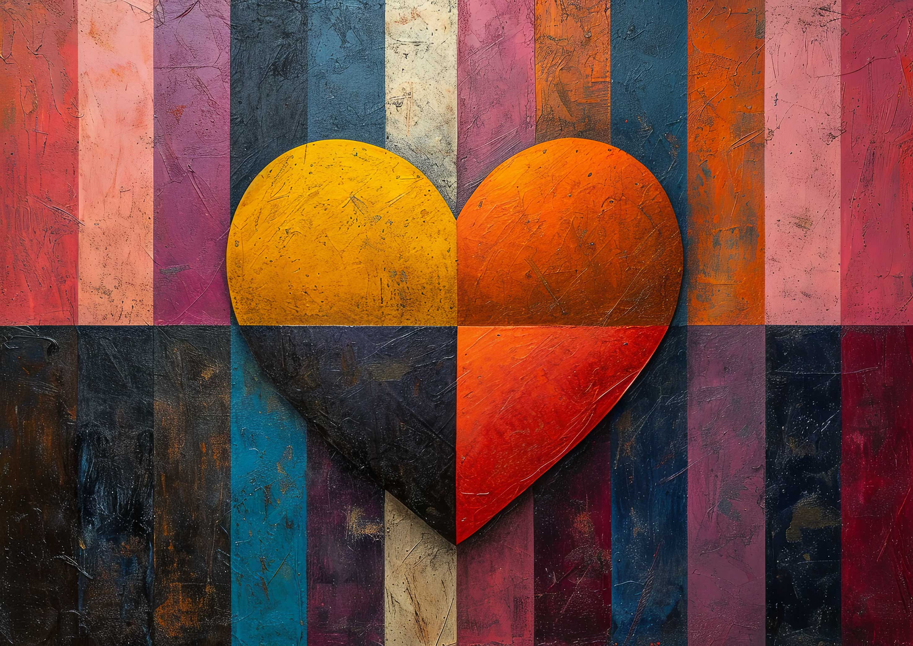 Preview for Colorful-heart-art-love-background-fc60c