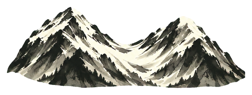 Preview for Ink Wash Mountains Alpine Pass