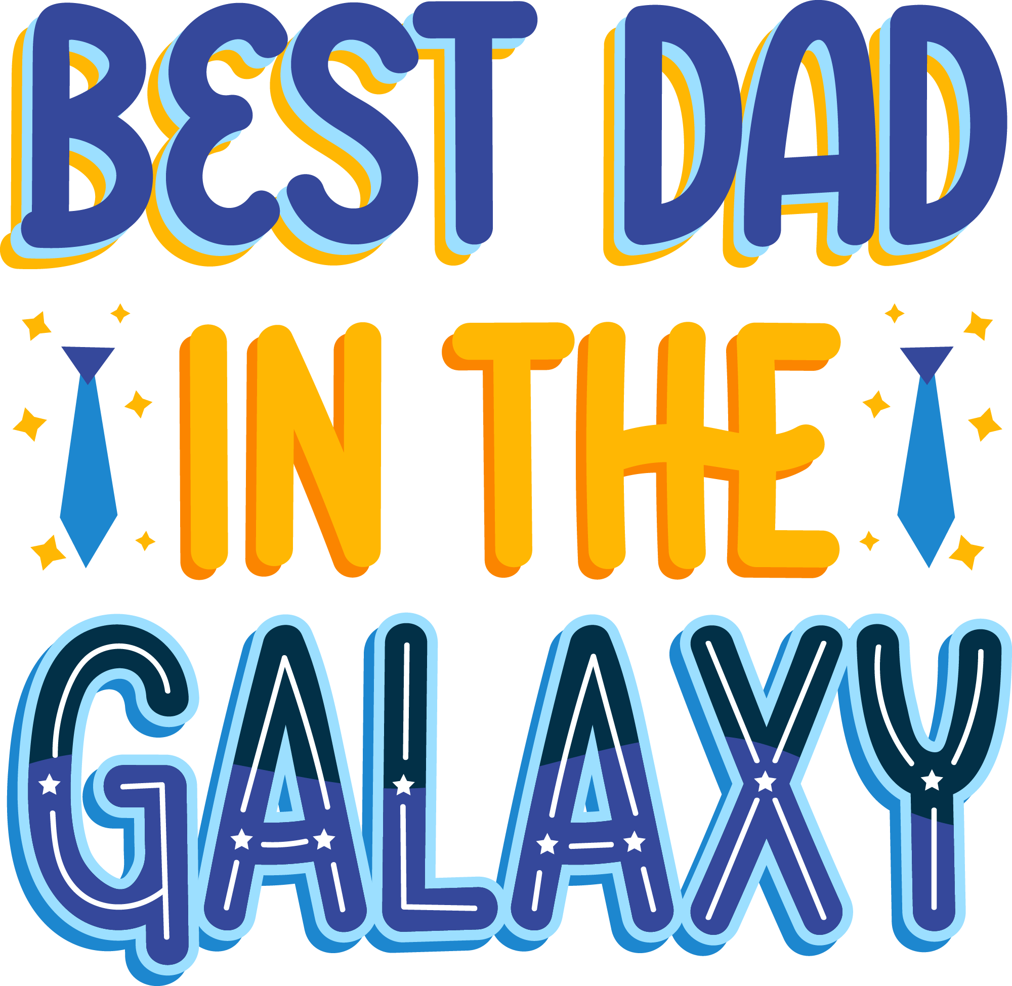 Preview for Best-dad-galaxy-design-fathers-day-sticker-67b82