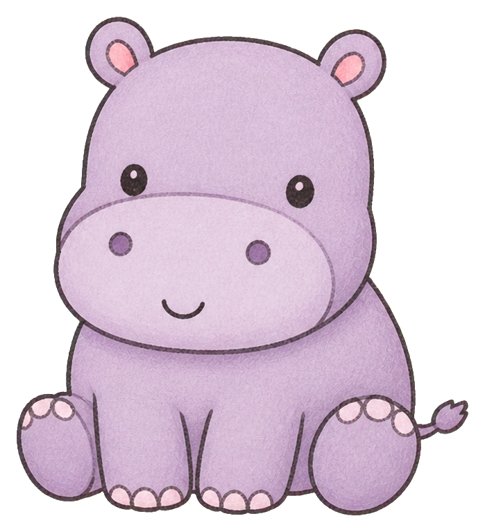 Preview for Cute Hippopotamus Sticker