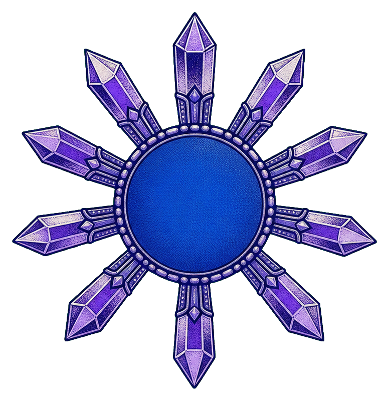 Preview for Sapphire Crystal Sun Sticker