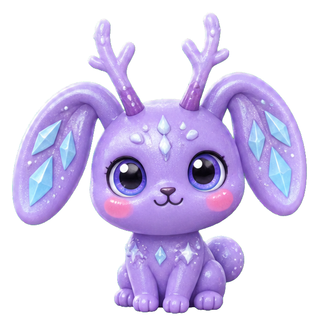 Preview for Crystal Ear Jackalope Sticker