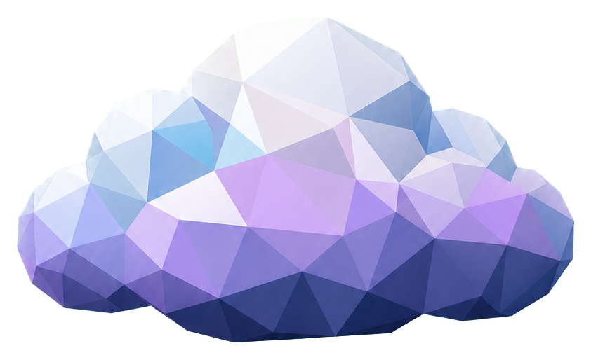 Preview for Low Poly Cloud Sticker