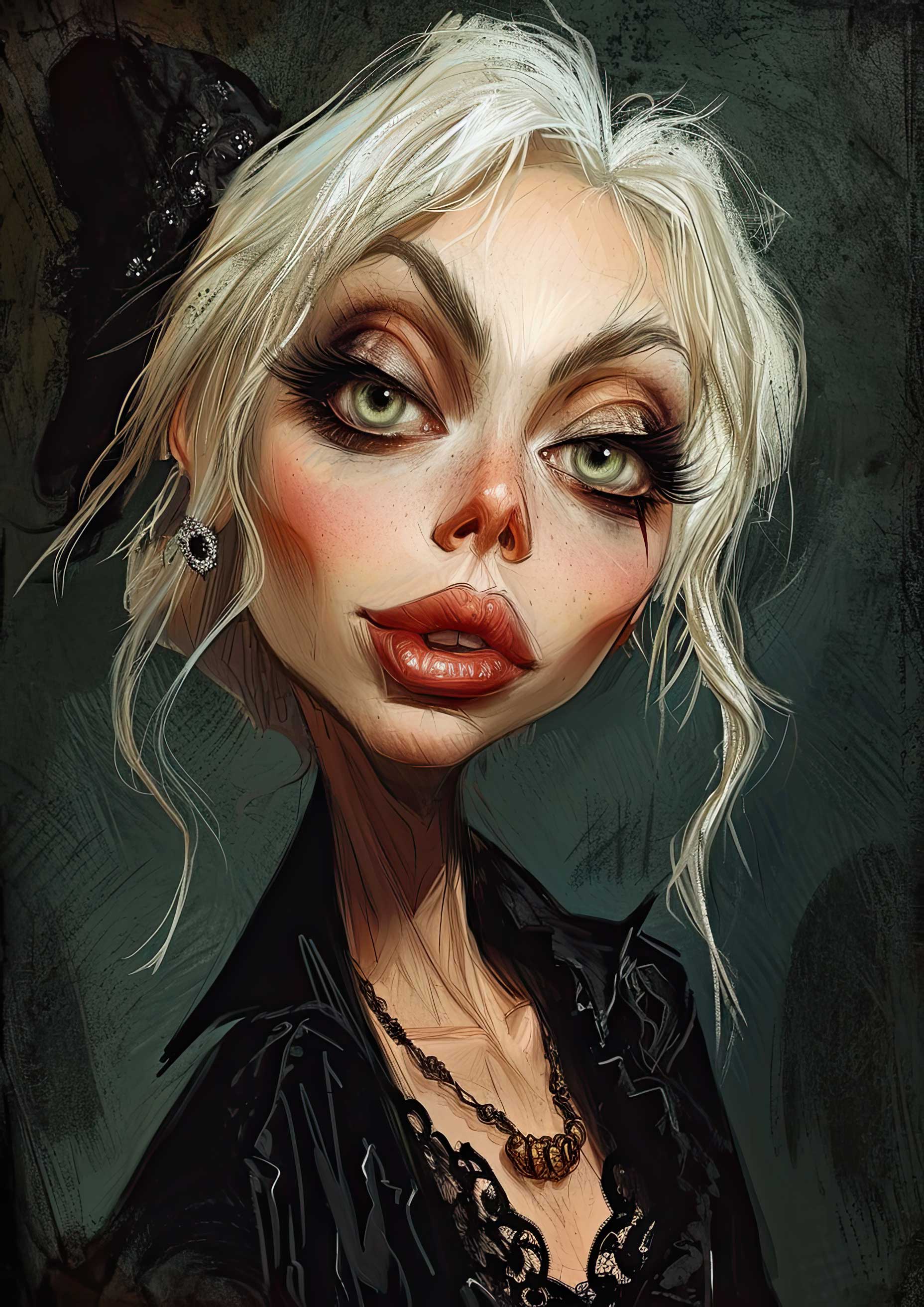 Preview for Mysterious-woman-portrait-art-celebrities-background-36caa