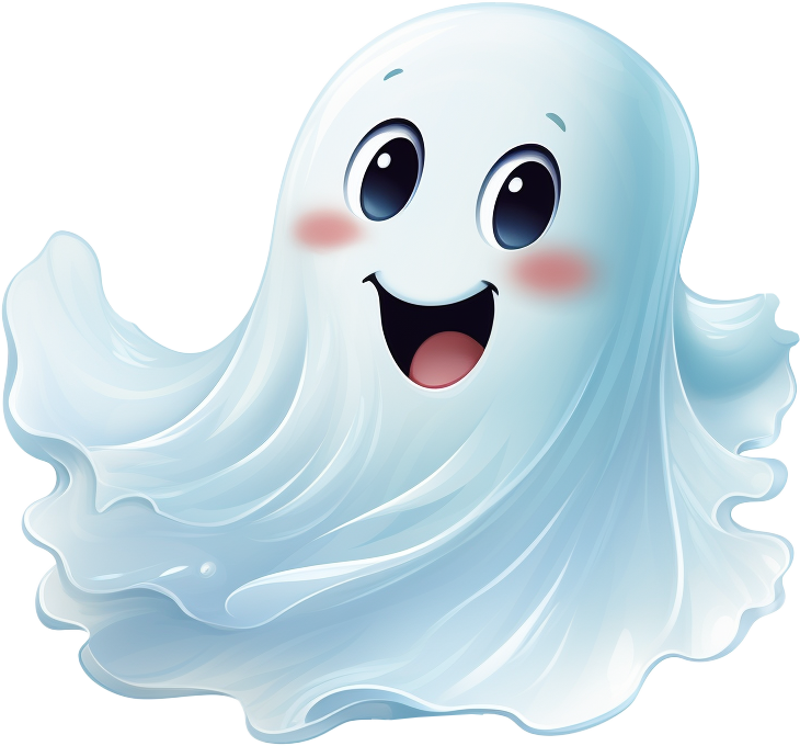 Preview for Friendly-ghost-illustration-ghosts-sticker-70747