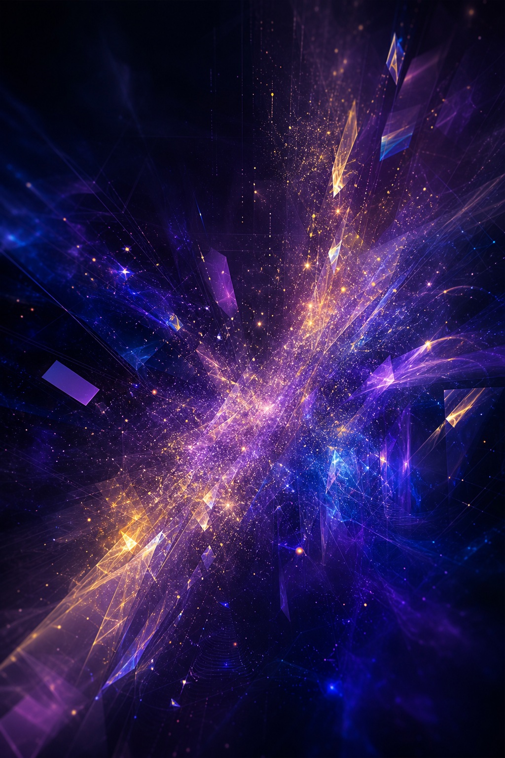 Preview for Prismatic Nebula Abstract Background