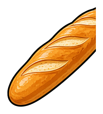 Preview for Baguette Sticker Graphic