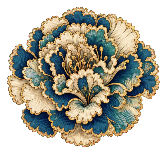 Preview for Art Nouveau Bicolor Carnation Sticker