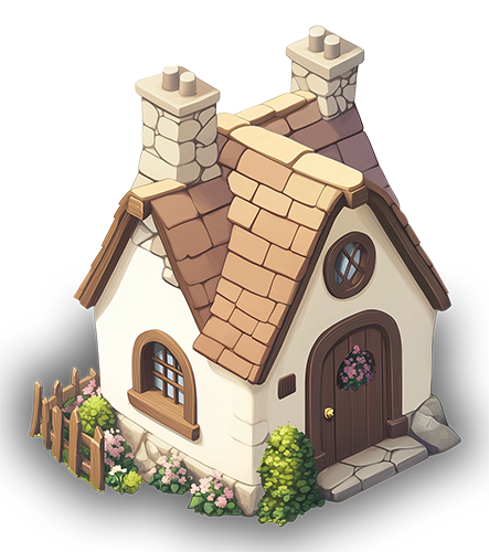 Preview for Cozy-cottage-illustration-template-building-sticker-a3007